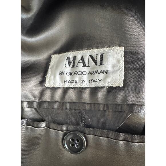 Mani by Giorgio Armani Men's (Saks Fifth Avenue) Men’s Vintage Tweed Coat - Picture 5 of 11